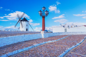 Windmills, Campo de Criptana, Ciudad Real Province, Castilla-La Mancha, Spain, Windmills, Campo de Criptana, Ciudad Real Province, Castilla-La Mancha, Spain,